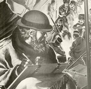 William Howard Russell, den første krigskorrespondent af English School